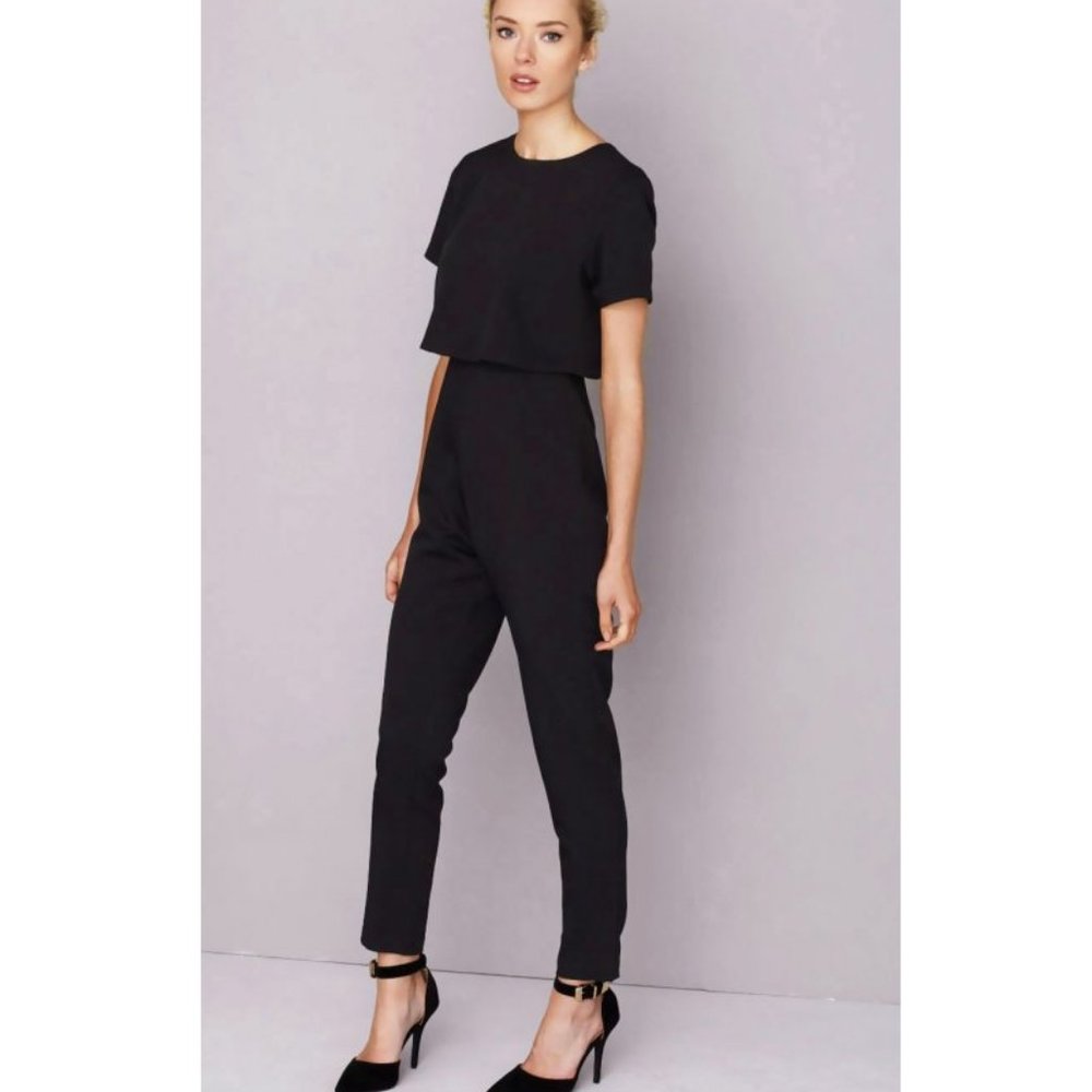 Lavish Alice Black Jumpsuit US 8